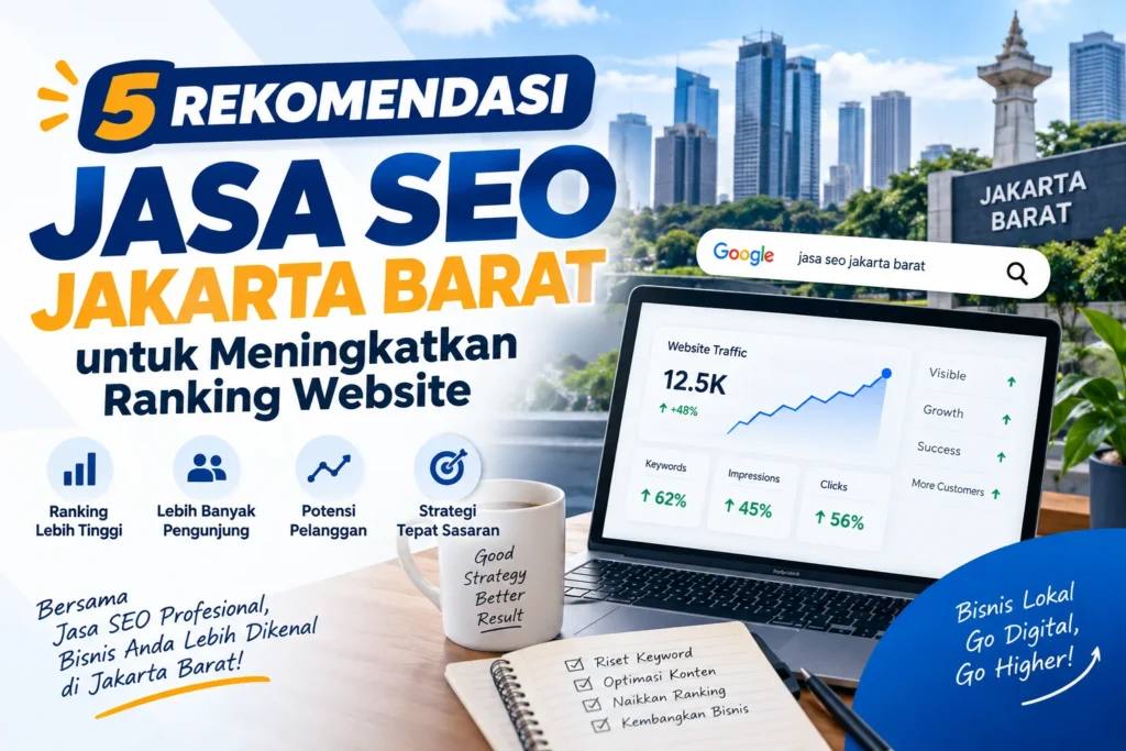 5 rekomendasi jasa SEO Jakarta Barat untuk meningkatkan ranking website