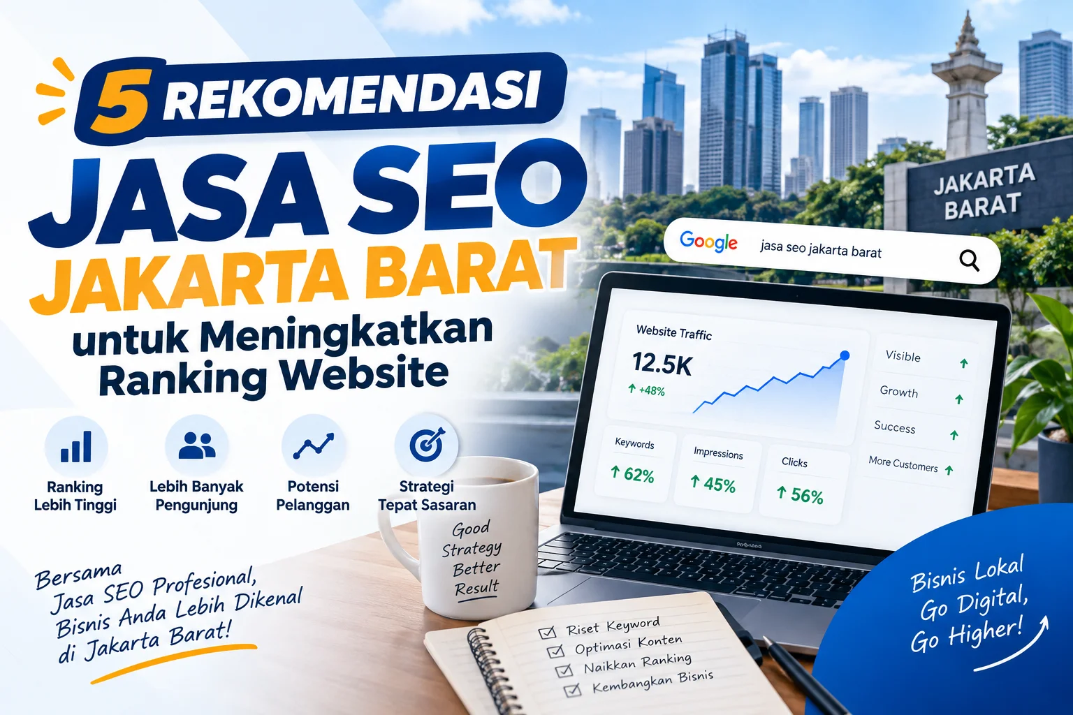 5 rekomendasi jasa SEO Jakarta Barat untuk meningkatkan ranking website