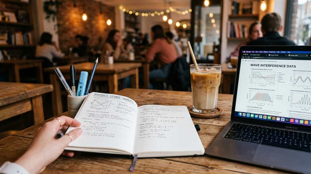 Suasana pelajar dan mahasiswa belajar dengan laptop di ruang baca tenang Jakarta Barat