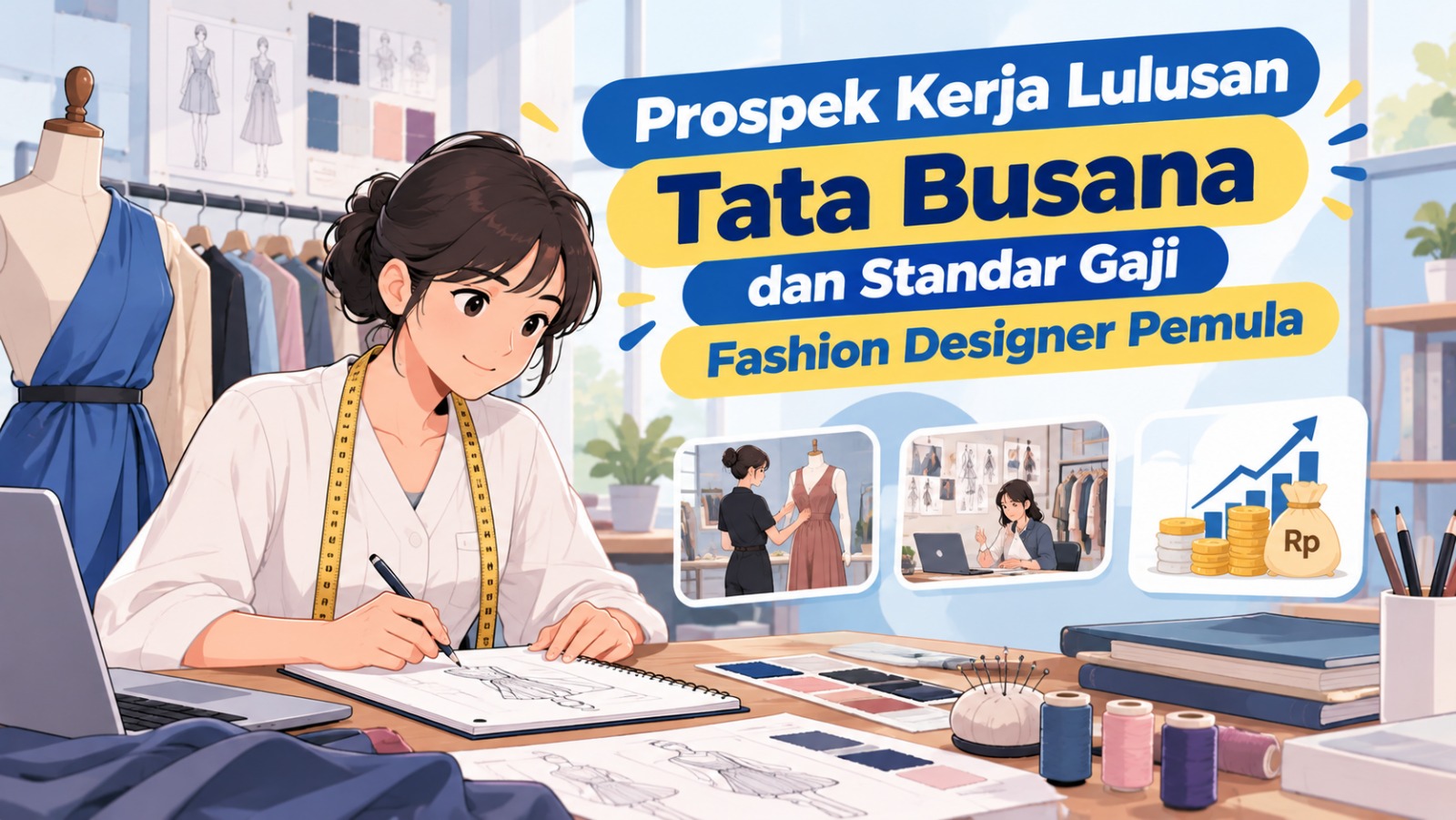 produk kerja lulusan tata busana dan standar gaji