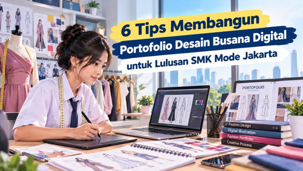 tips membangun portofolio desain busana digital